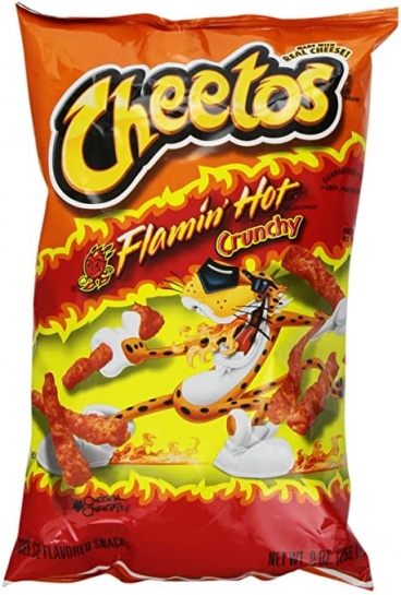 Cheetos Flamin Hot Crunchy 8oz/226.8g US IMPORT
